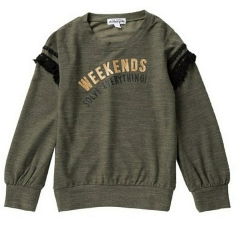 New Ten Sixty Sherman Girls Sweater Shirt, Med/8